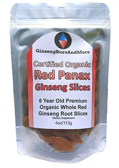 red panax ginseng roots