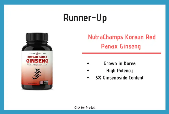 NutraChamps Korean Red Panax Ginseng 1000mg review