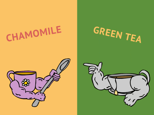 Chamomile VS Green Tea featured image