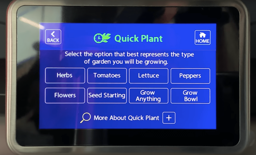 aerogarden quick plant grow panel 