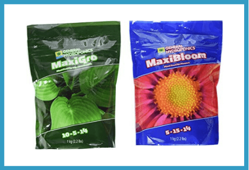 general hydroponics maxigro and maxibloom nutrients